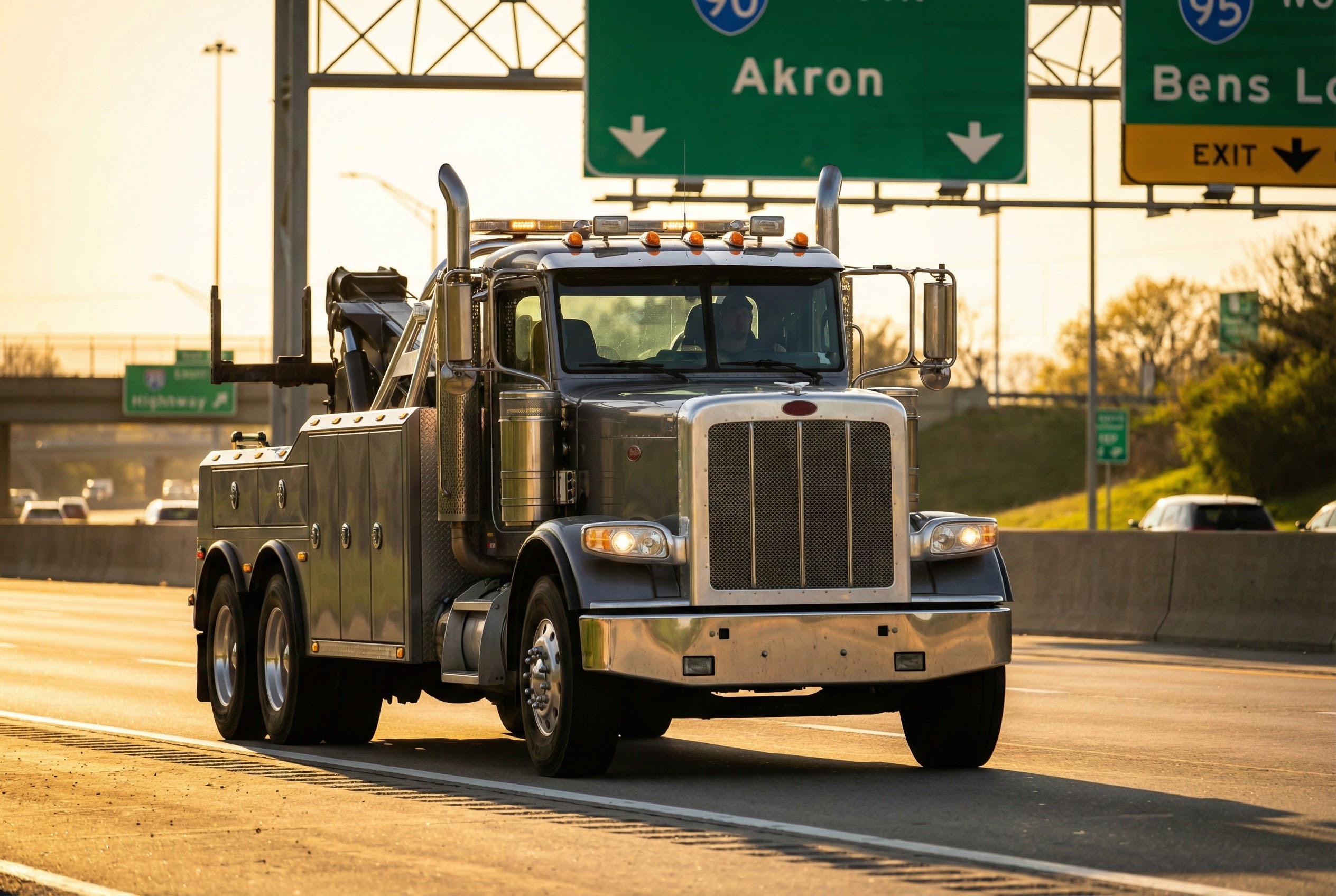 Towing Akron website